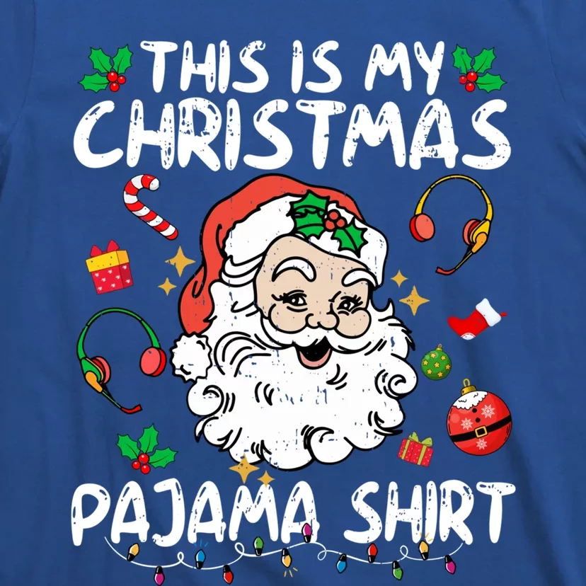 Santa 911 Dispatcher Xmas This Is My Christmas Pajama Gift T-Shirt