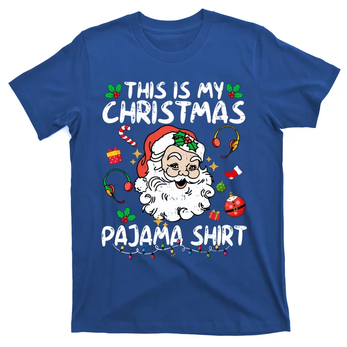 Santa 911 Dispatcher Xmas This Is My Christmas Pajama Gift T-Shirt