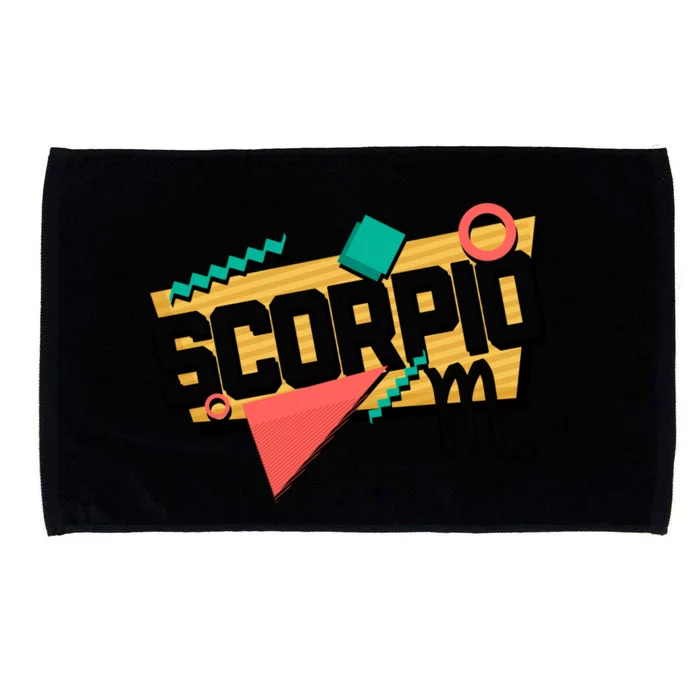 Scorpio 90s Horoscope Zodiac Sign Astrology Meaningful Gift Microfiber Hand Towel