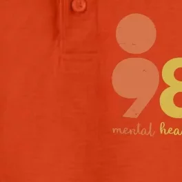 Semicolon 988 Mental Health Matters Dry Zone Grid Performance Polo