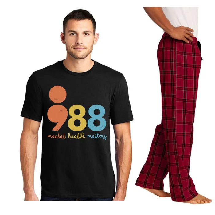 Semicolon 988 Mental Health Matters Pajama Set