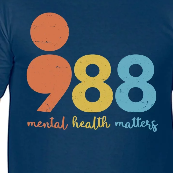 Semicolon 988 Mental Health Matters Comfort Colors T-Shirt