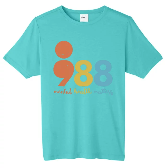 Semicolon 988 Mental Health Matters ChromaSoft Performance T-Shirt