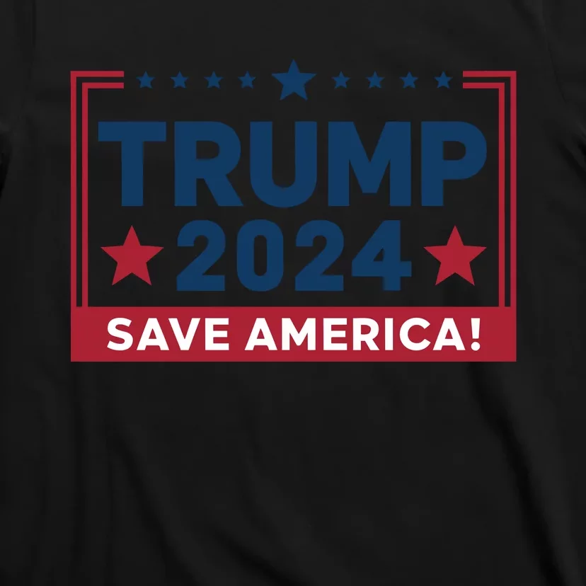 Save America 2024 Slogan Graphic T-Shirt