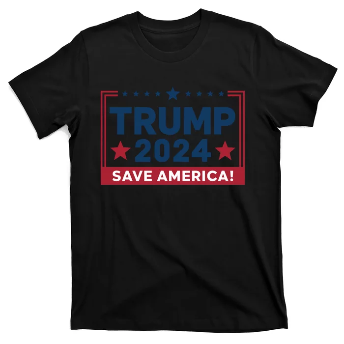 Save America 2024 Slogan Graphic T-Shirt