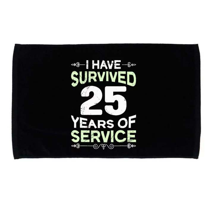 Service anniversary 25 years of work anniversary Microfiber Hand Towel