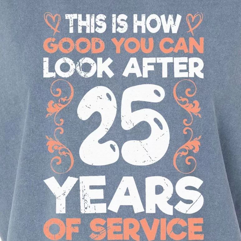 Service anniversary 25 years of work anniversary Garment-Dyed Women's Muscle Tee