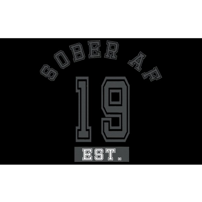 Sober Af 2019 Fun College Sport Aa Na Bumper Sticker