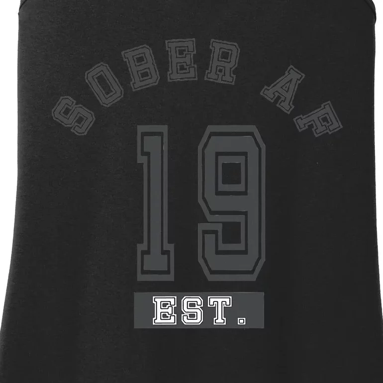 Sober Af 2019 Fun College Sport Aa Na Ladies Essential Tank