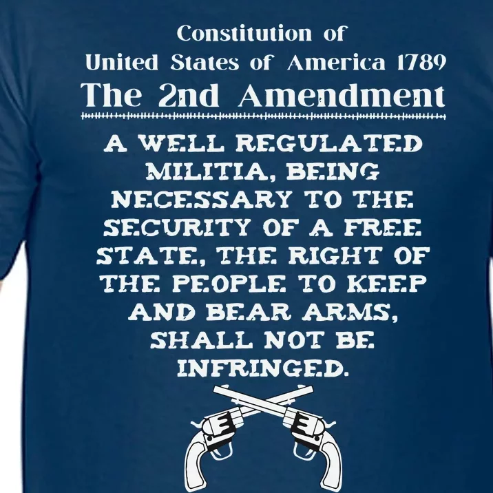 Second Amendment 2A United States Constitution 2nd Amendment Comfort Colors T-Shirt