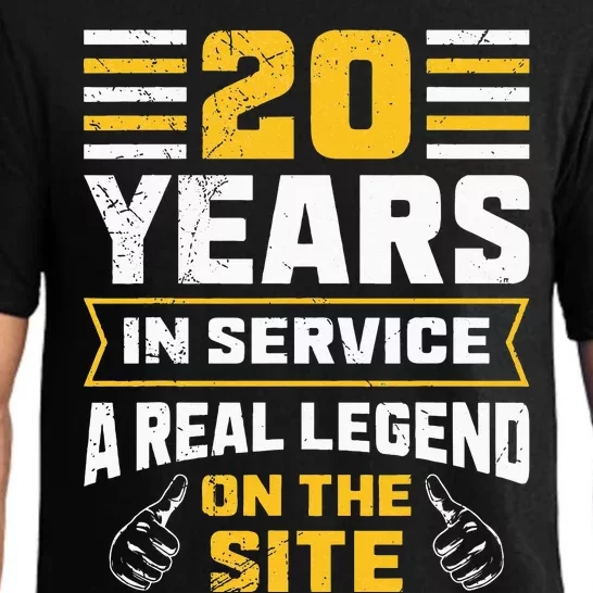 Service anniversary 20 years work anniversary Pajama Set