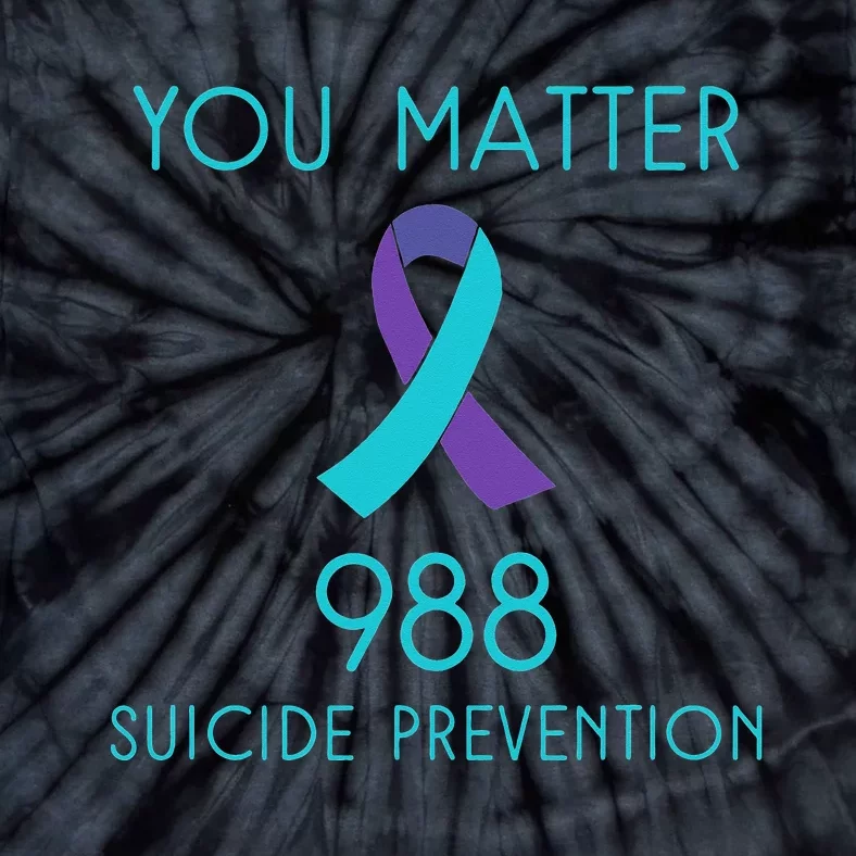 Suicide Awareness 988 Suicide Prevention 988 Tie-Dye T-Shirt