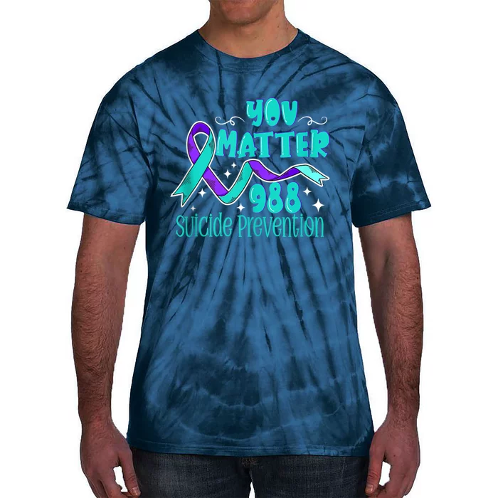 Suicide Awareness 988 Suicide Prevention 988 Tie-Dye T-Shirt