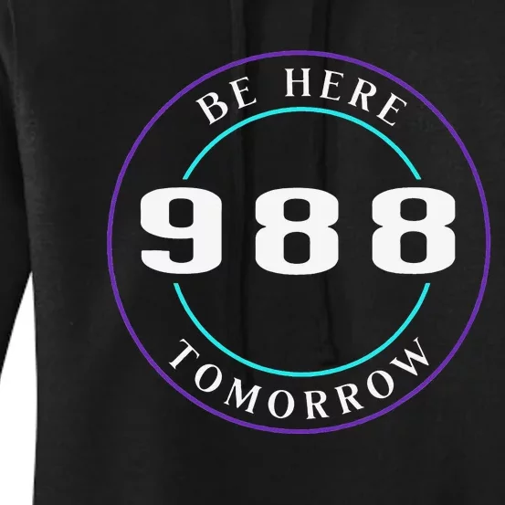 Suicide Awareness 988 Suicide Prevention Women's Pullover Hoodie