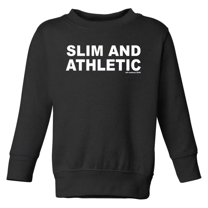 Slim And Athletic Will Mahony 2024 Toddler Sweatshirt