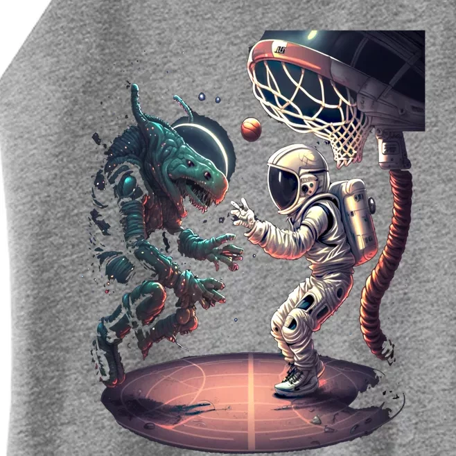 Space Astronaut Alien Playing Basketball Astronomy Space Gift Women’s Perfect Tri Rocker Tank