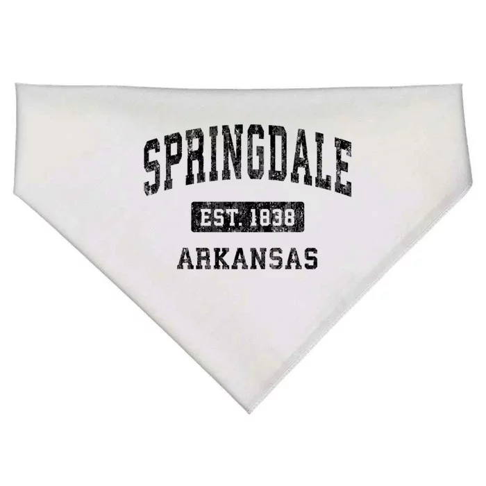 Springdale Arkansas Ar Vintage Sports USA-Made Doggie Bandana