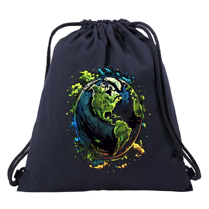 Space Astronaut Alien Astronomy Extraterrestrial Gift Drawstring Bag