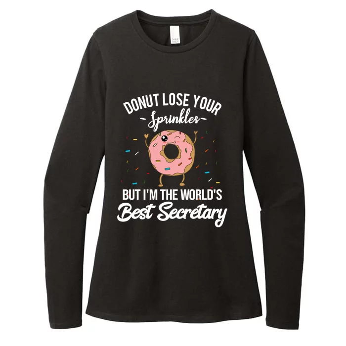 Secretary Appreciation Administrative Professionals Day Funny Gift Womens CVC Long Sleeve Shirt