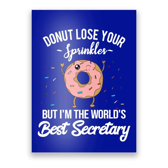 Secretary Appreciation Administrative Professionals Day Funny Gift Poster