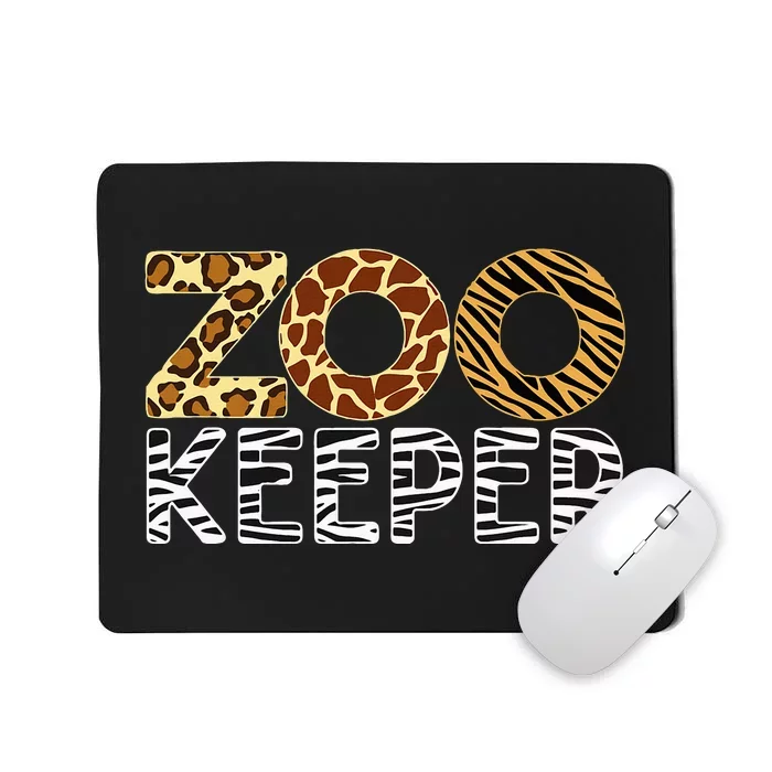 Safari Adventure Animal Print Costume for Zoo Lovers Mousepad