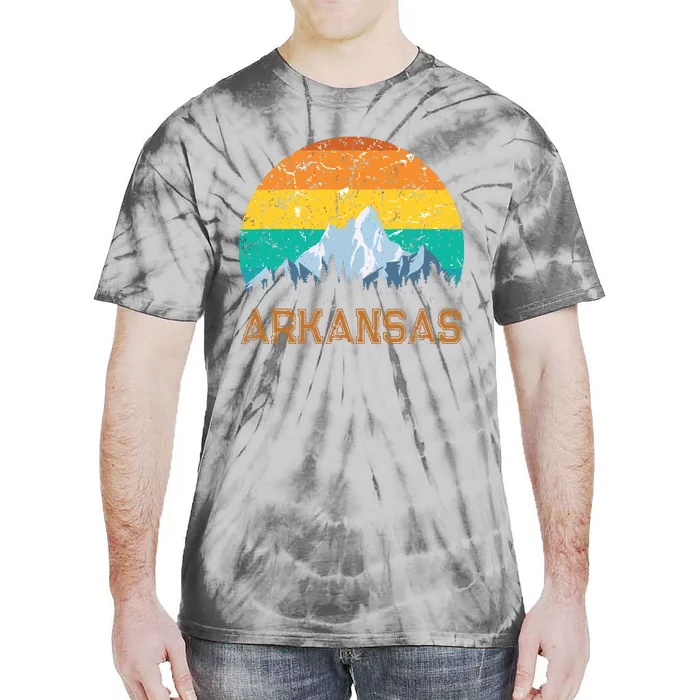 Sunset Arkansas Ar Souvenir Love Vintage State Outfit Tie-Dye T-Shirt