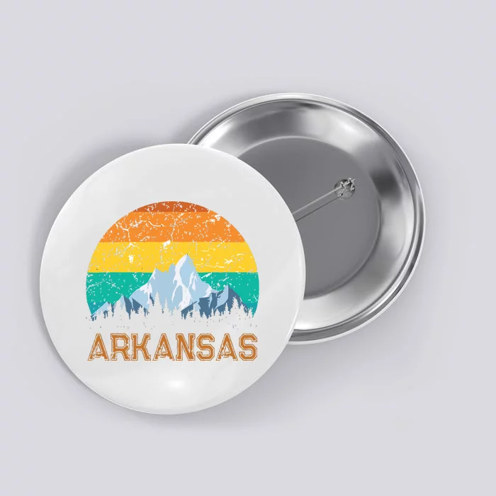 Sunset Arkansas Ar Souvenir Love Vintage State Outfit Button