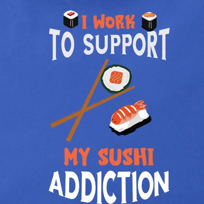 Sushi Addiction Asian Food Japanese Foodie Sushi Lover Cool Gift Zip Tote Bag