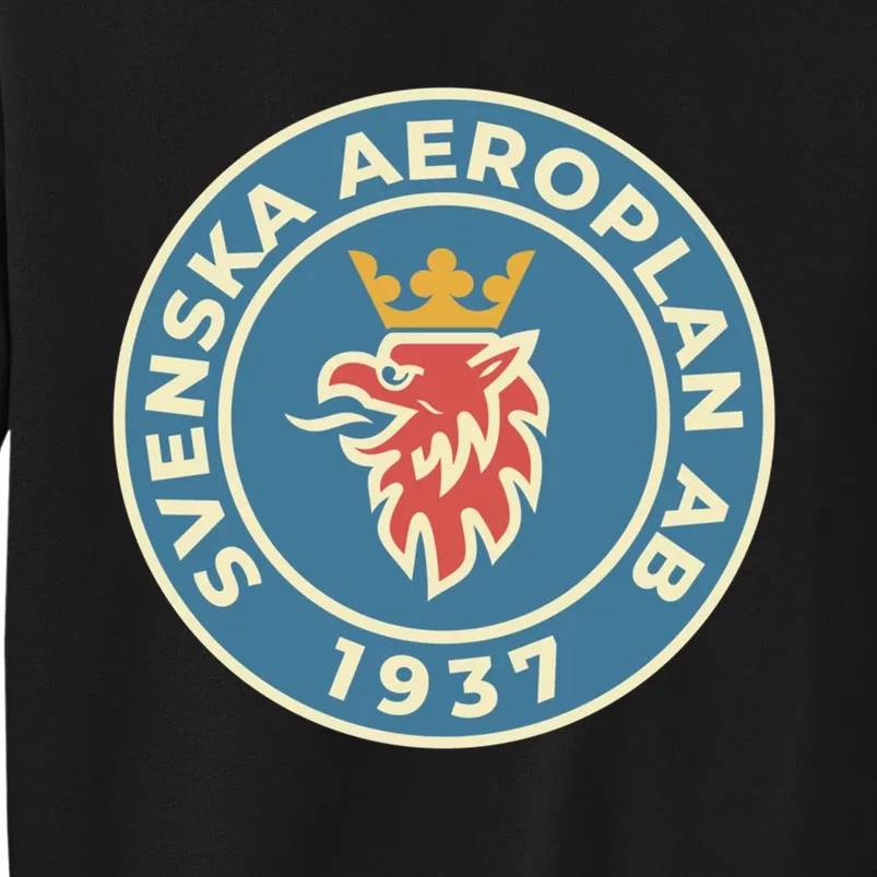 Svenska Aeroplan Ab Saab Tall Sweatshirt