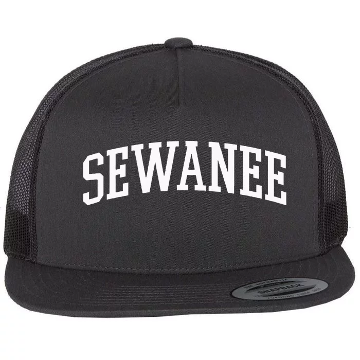 Sewanee Athletic Arch College University Alumni Flat Bill Trucker Hat