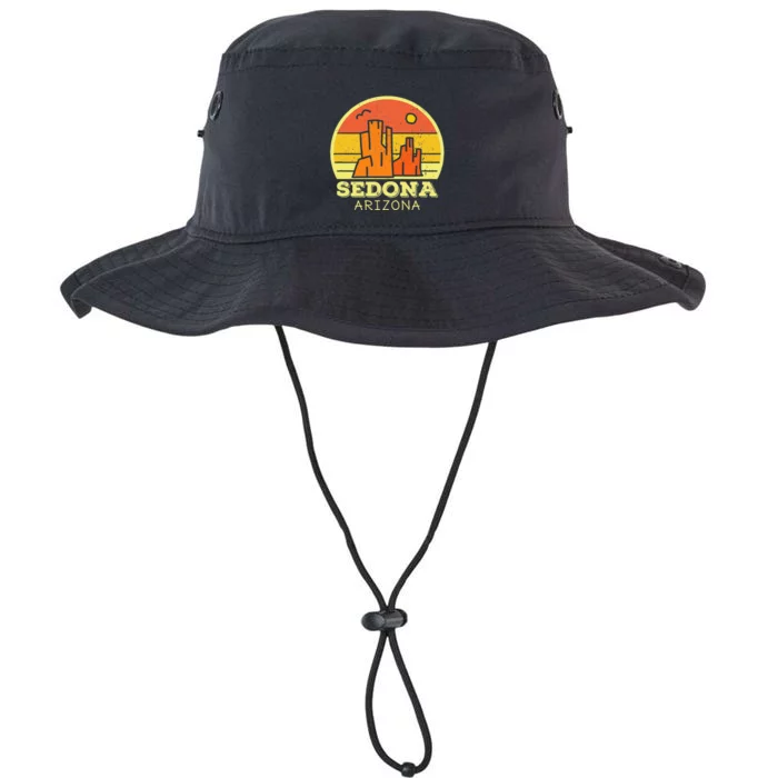 Sedona Arizona AZ Vintage Sunset Desert Camping Hiking Legacy Cool Fit Booney Bucket Hat