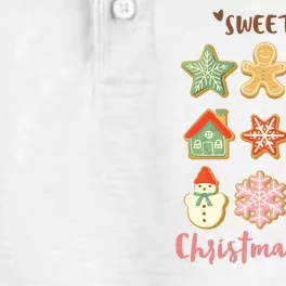 Sweet As A Christmas Cookie Cute Holiday Dry Zone Grid Performance Polo