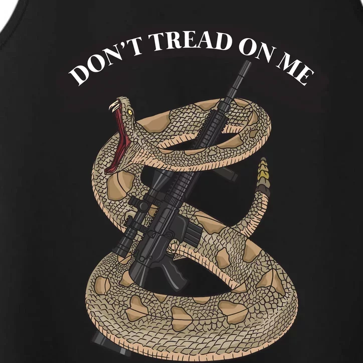 Second Amendment Anti Biden Don't Tread On Me Conservative 29 Performance Tank