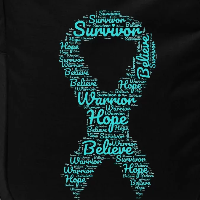 Sexual Assault And Violence Awareness Month Teal Ribbon Impact Tech Backpack