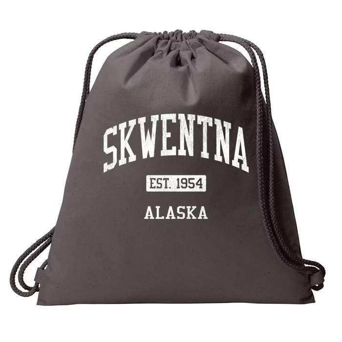 Skwentna Alaska Ak Js04 Vintage Athletic Sports Drawstring Bag