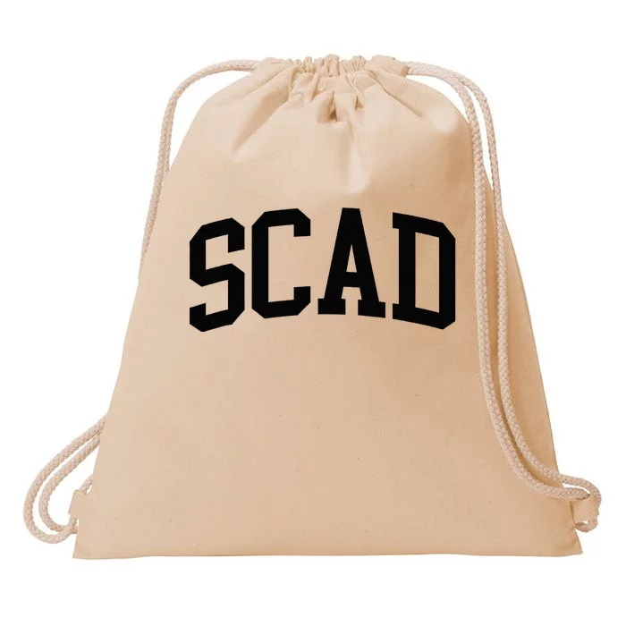 SCAD Athletic Arch College University @ Alumni Drawstring Bag