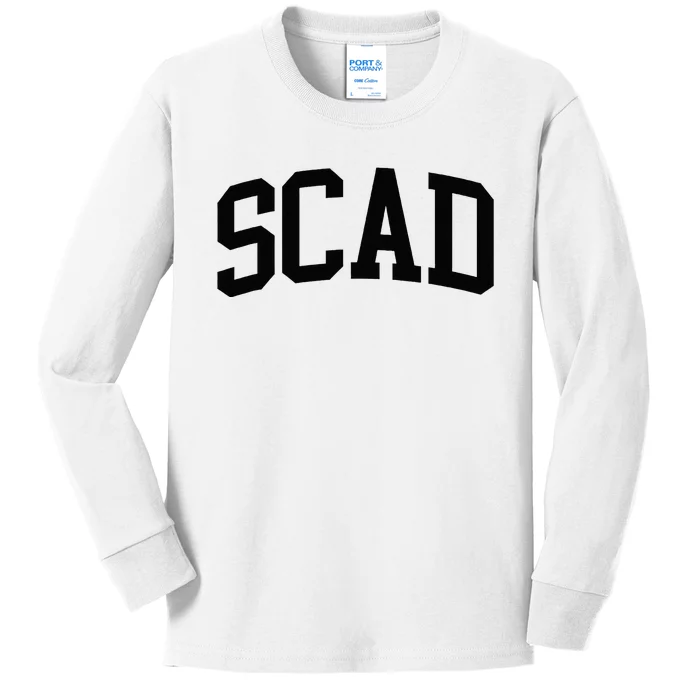 SCAD Athletic Arch College University @ Alumni Kids Long Sleeve Shirt