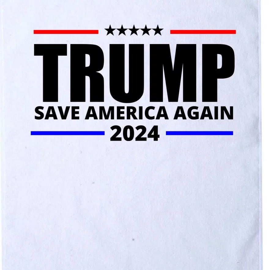 Save America Again Trump 2024 Political Platinum Collection Golf Towel