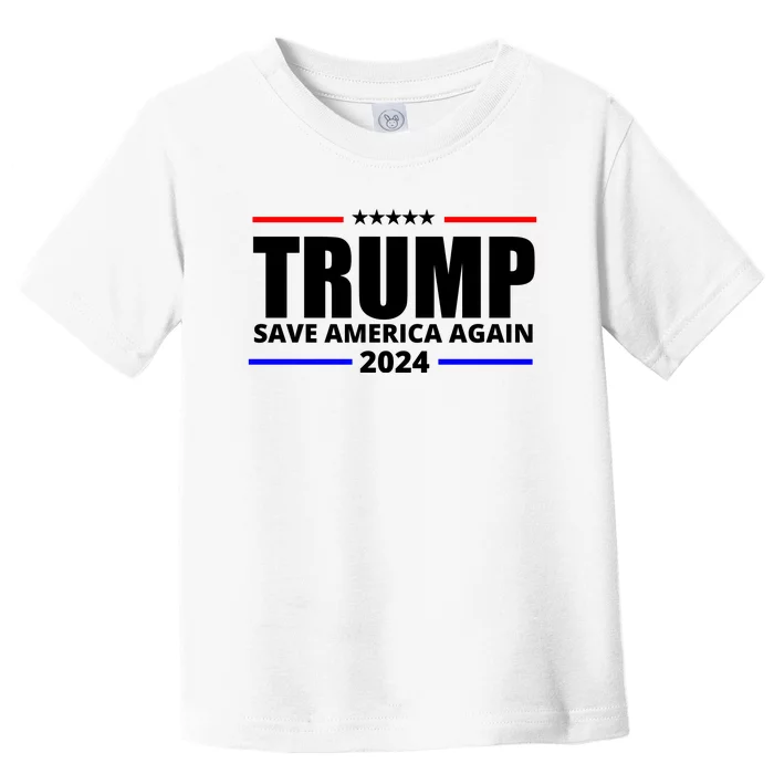 Save America Again Trump 2024 Political Toddler T-Shirt