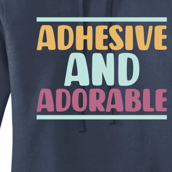 Scrapbook Adhesive And Adorable I Do Crafts Scrapbooking Gift Women's Pullover Hoodie