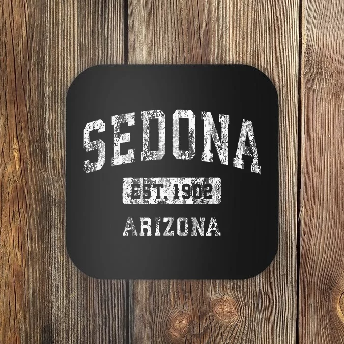 Sedona Arizona Az Vintage Sports Established Coaster