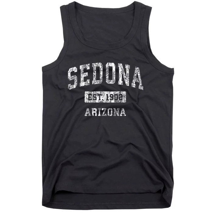 Sedona Arizona Az Vintage Sports Established Tank Top