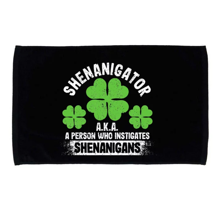 Shenanigator aka A Person Who Instigates Shenanigans Irish Microfiber Hand Towel