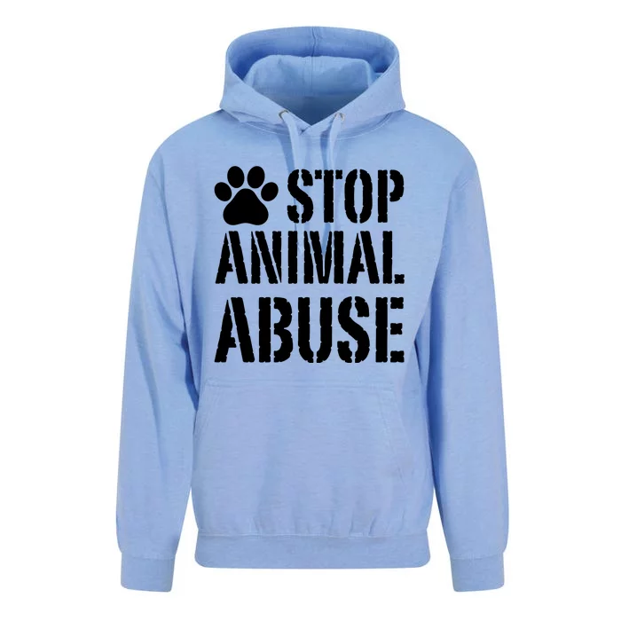 Stop Animal Abuse Stop Violence Against Animal Unisex Surf Hoodie