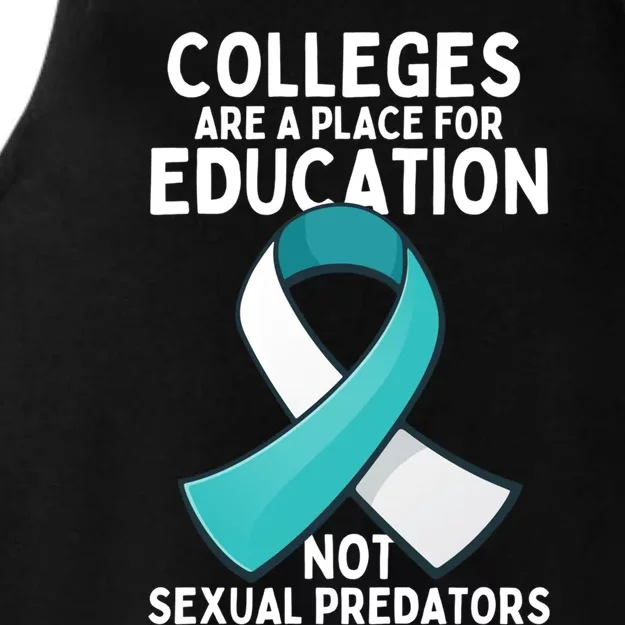 Sexual Assault Awareness Sexual Harrast Survivor Gift Ladies Tri-Blend Wicking Tank