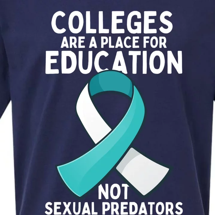 Sexual Assault Awareness Sexual Harrast Survivor Gift Sueded Cloud Jersey T-Shirt