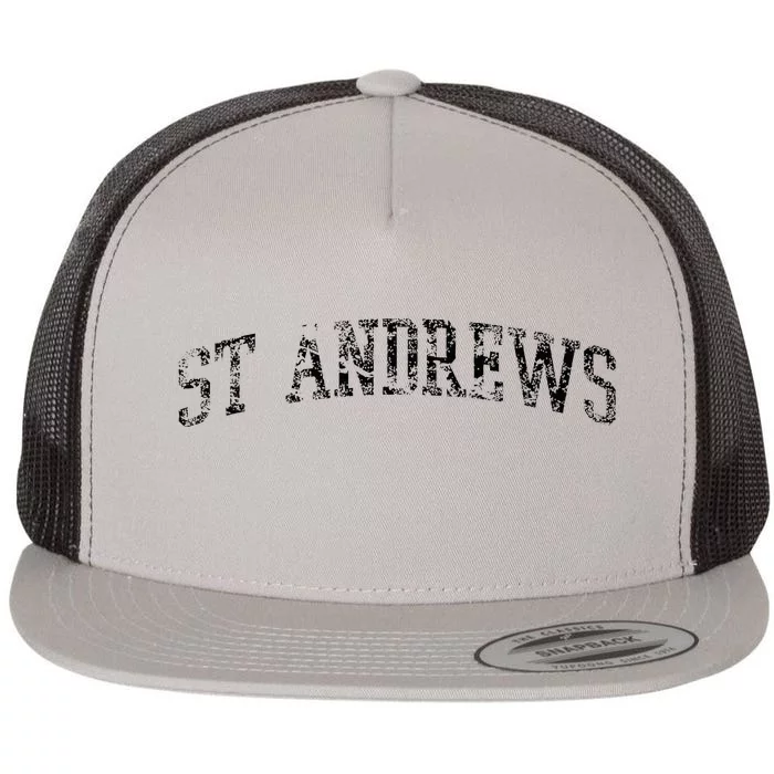 St Andrews Athletic Arch College University Alumni Flat Bill Trucker Hat