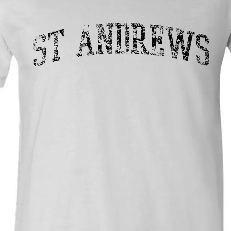 St Andrews Athletic Arch College University Alumni V-Neck T-Shirt