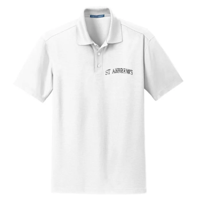 St Andrews Athletic Arch College University Alumni Dry Zone Grid Performance Polo