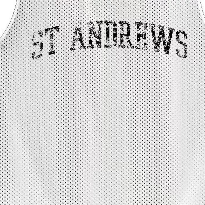 St Andrews Athletic Arch College University Alumni Mesh Reversible Basketball Jersey Tank